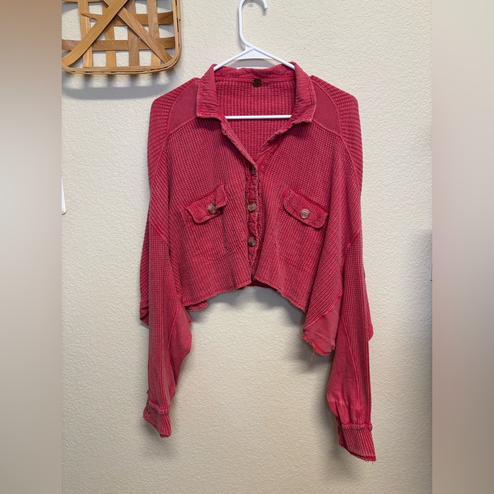 FREE PEOPLE CROPPED SCOUT JACKET Rt $98